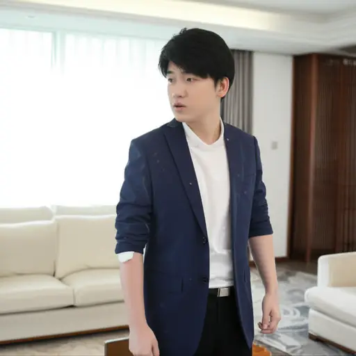 他环顾了一下房间，寻找他的朋友。