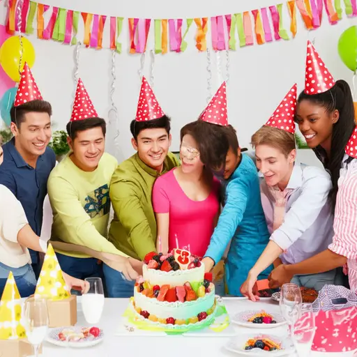 你的蛋糕在派对上大受欢迎——每个人都喜欢它。