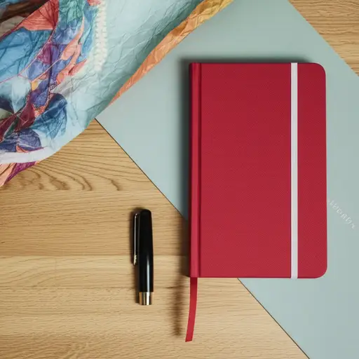 我生日时收到了实用的礼物，例如一个笔记本和一支笔。