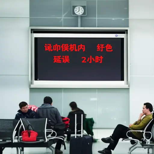 我们的航班延误了两小时。