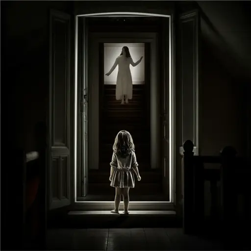 那个孩子害怕阁楼里住着鬼魂。