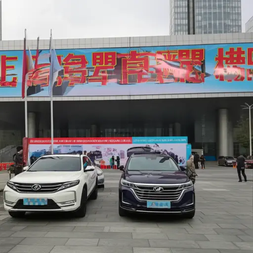 下个月上海将举办一场汽车展览会。