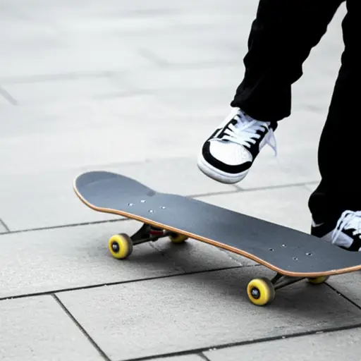 小心！别踩到我的滑板。