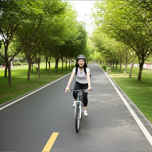 骑自行车是保持个人健康的好方法，而且也不损害你的健康。