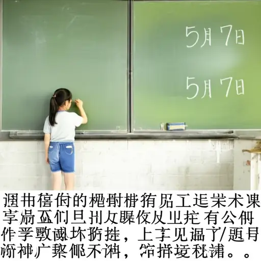 美术课的日子是五月七日。