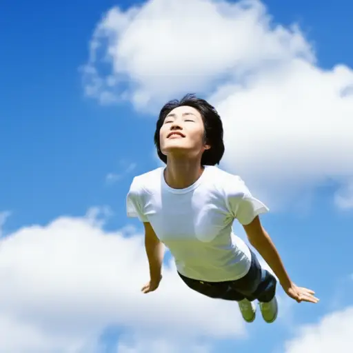 我经常梦见飞行。