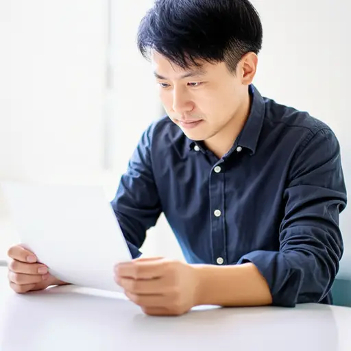 我快速通读了这封信。