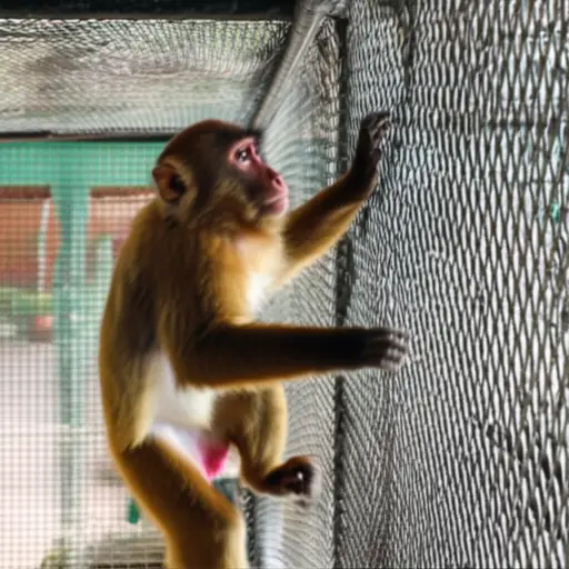 在动物园里，猴子是最活跃的动物。