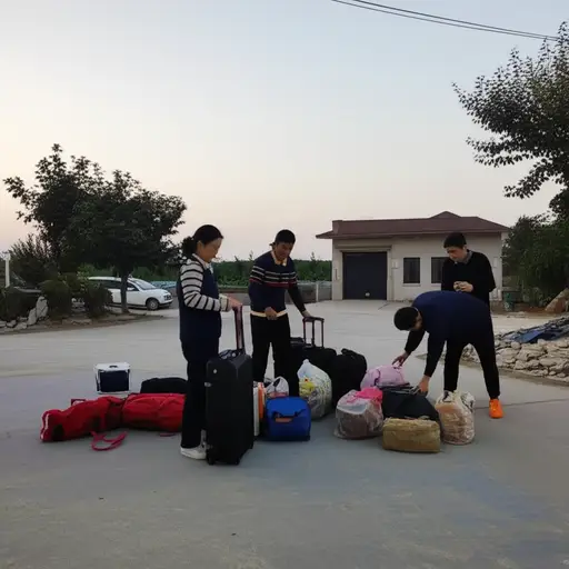 我们5点钟出发回家。