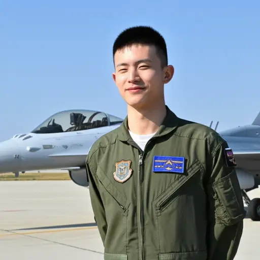 我哥哥是一名空军飞行员。