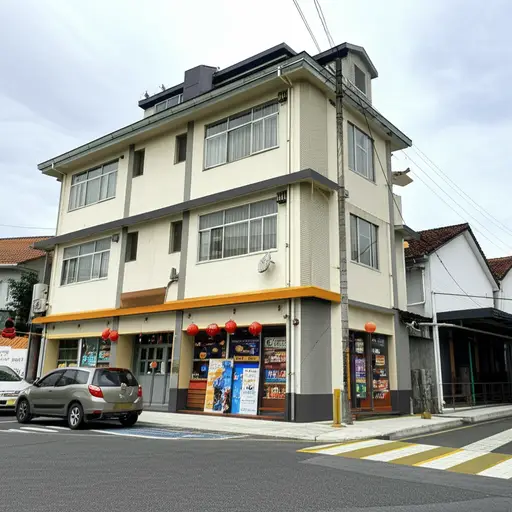 这所房子方便地位于车站和商店附近。