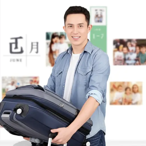 我将在六月拜访我的家人。