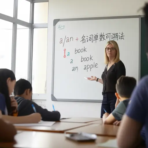 学习语法时，理解不定冠词对 B1 水平的学生很重要。