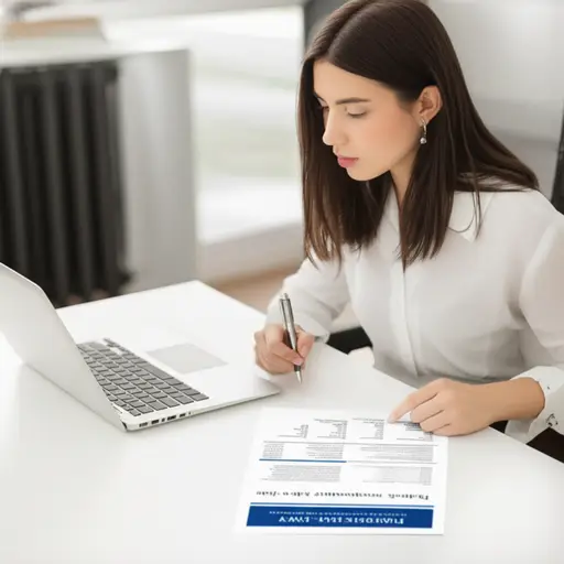 她总是在她的工作申请中附上一份简历。