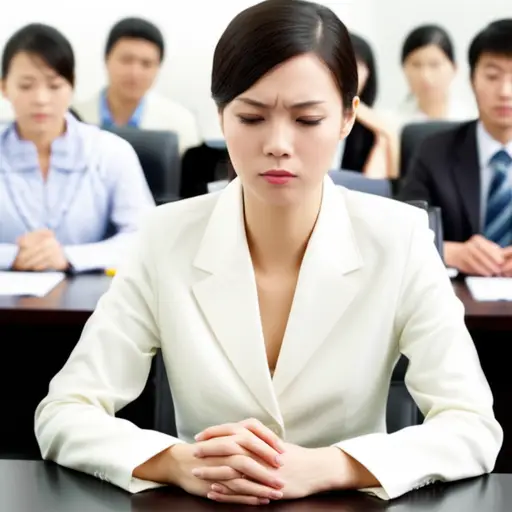 她不得不在会议期间控制自己的沮丧。