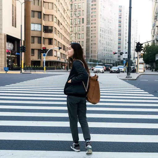 过马路前要左右看，否则会有危险。