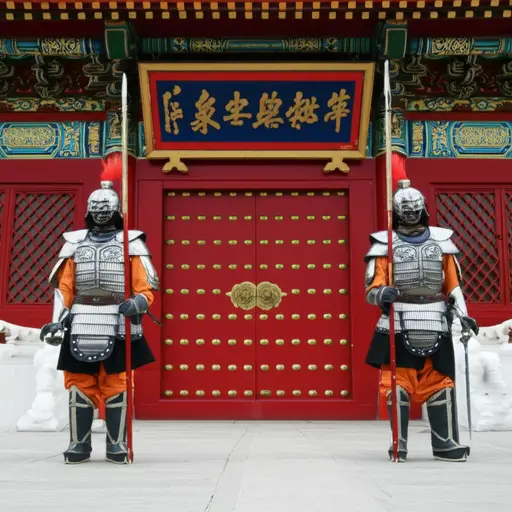 国王的宫殿一直有重兵把守。