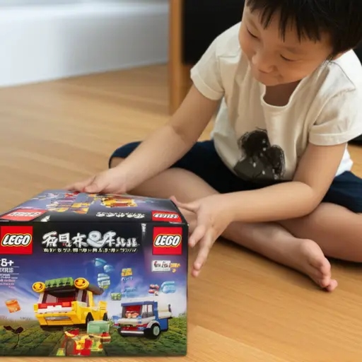 我有一套新的乐高玩具。