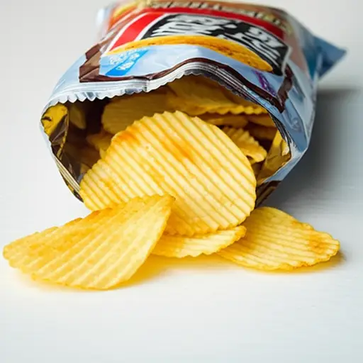 薯片是一种受欢迎的小吃。