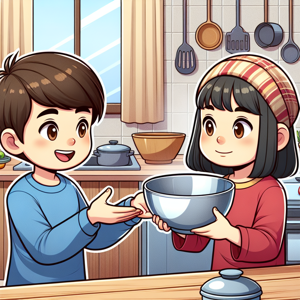 递给我一个碗。