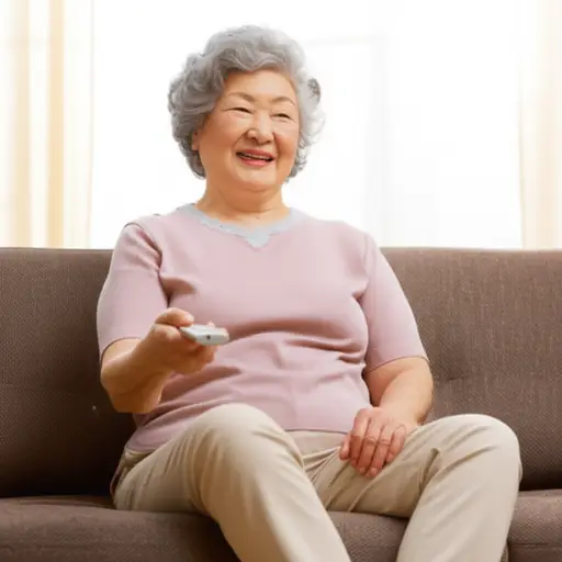 我祖母从不落下她最喜欢的肥皂剧。