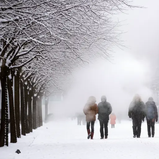 温度最近降到了零度以下。