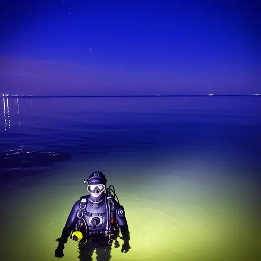 该中心还提供夜间潜水，强烈推荐。