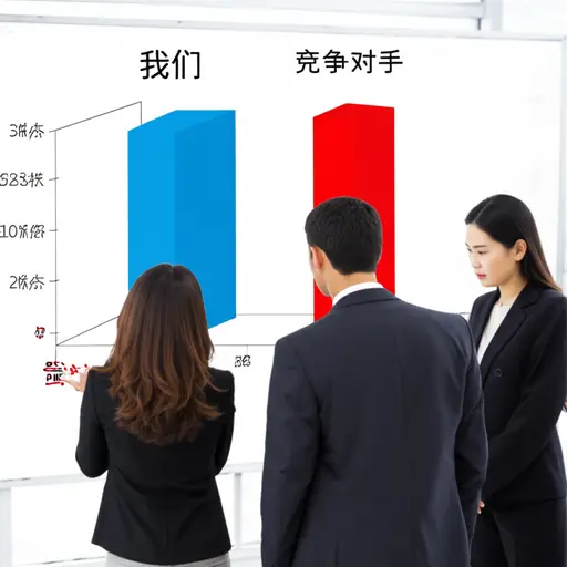 在销售额方面，我们目前落后于我们的主要竞争对手。