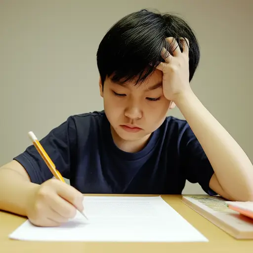 专心点！你需要解开这道数学题。