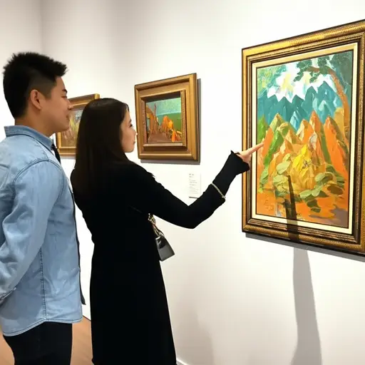 她已经为那幅著名的画找到了买家。