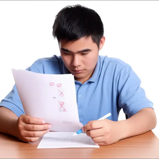 我昨天考试考得很差。