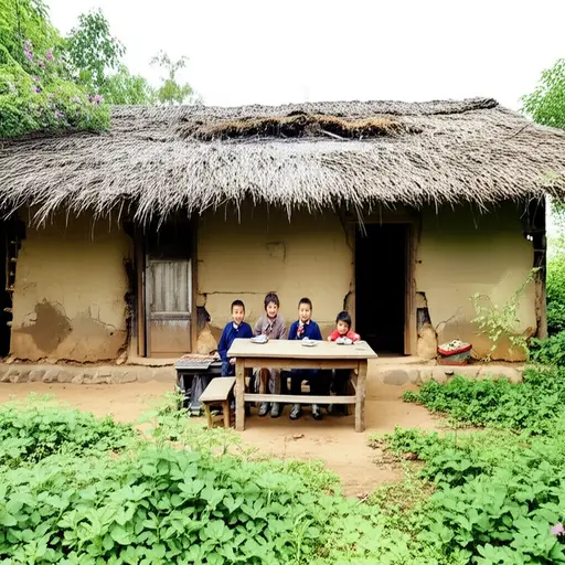 从前，有一个非常贫穷的家庭。