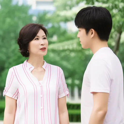 她比他年长不少。