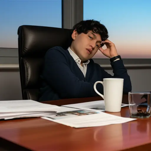 他累了并不奇怪——毕竟他工作了一整晚。