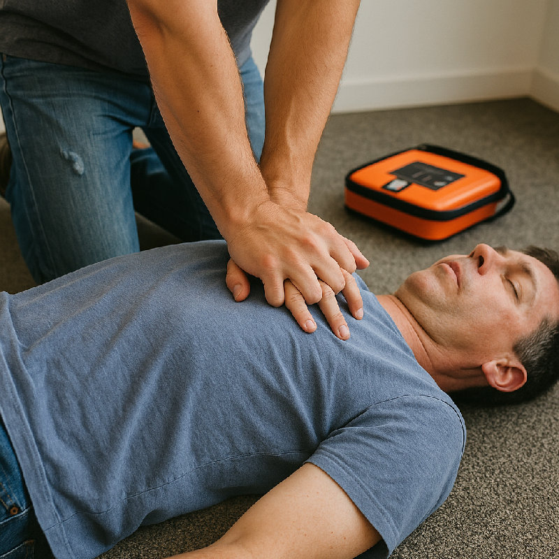 做心肺复苏时需要胸外按压。