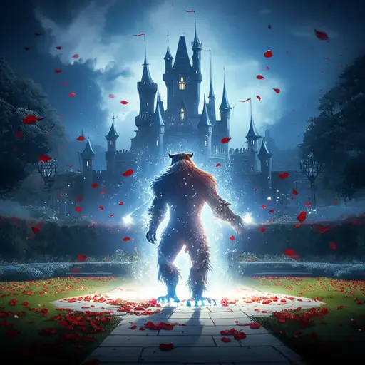 最终，野兽真的变回了一个王子。