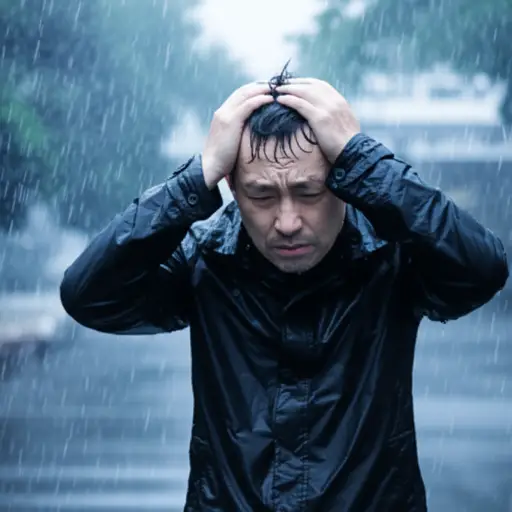 潮湿的天气让我感到不舒服。