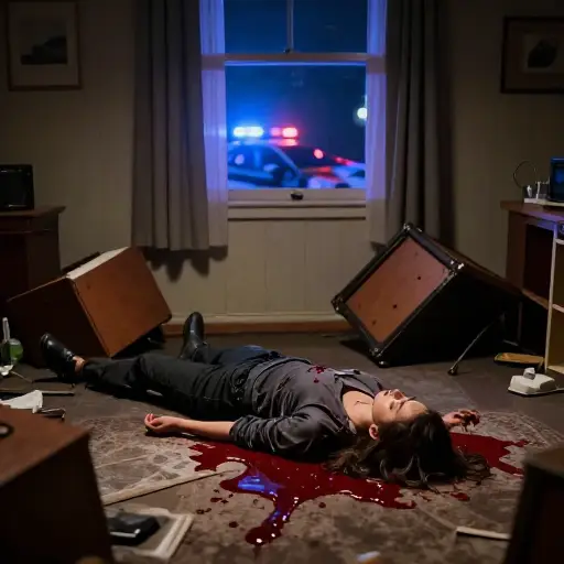 她死于可疑的情况。