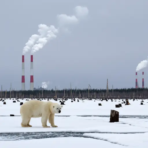 由于栖息地丧失和污染，许多动物面临灭绝的危险。