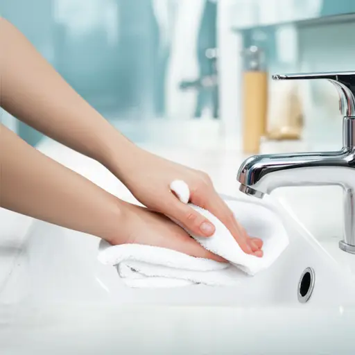 请用毛巾擦干你的手。