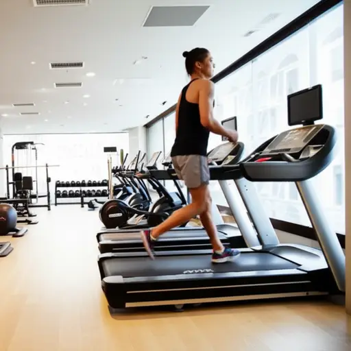 我想着趁我在这儿，要好好利用一下这些体育设施。