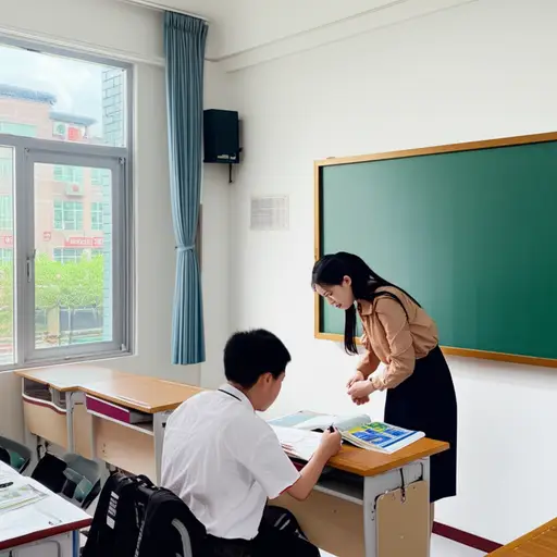 下课后，铃响时，我留在教室里问了一些问题，我的新老师给了我一些解释。