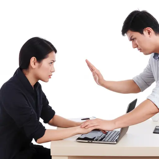 "我能用你的电脑吗？" "当然不。"