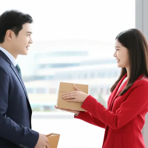 打扰一下，夫人，我想这是您的。