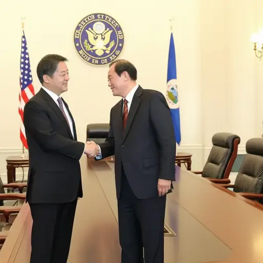 主任目前正在美国进行会谈。