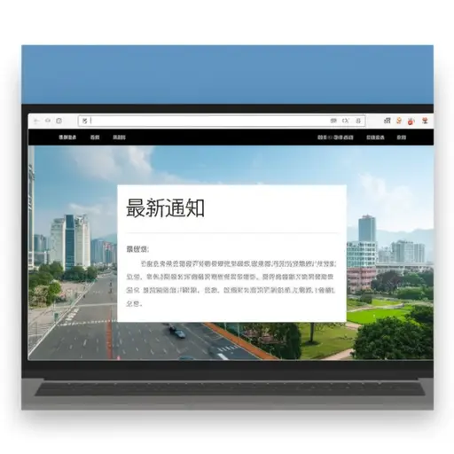 我们学校网站上有最新的通知。