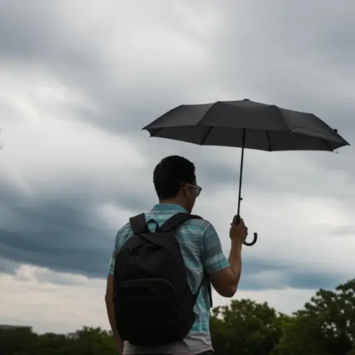 户外活动时记得带雨具，以防恶劣天气。