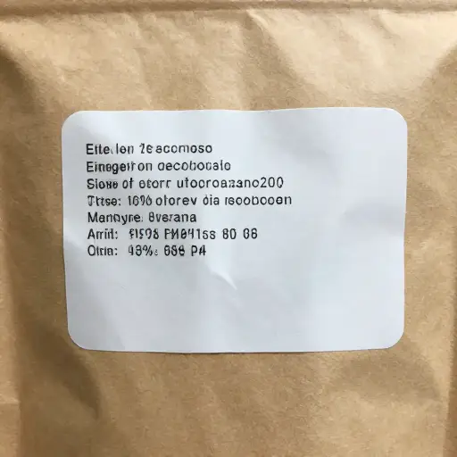 安全信息清晰地打印在标签上。