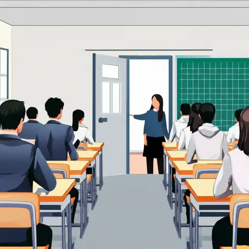 请站起来，老师要进来了。