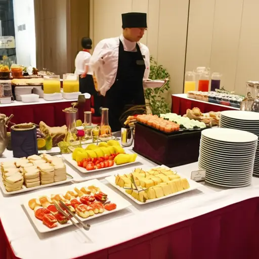 所有食物和茶点将由一家餐饮公司提供。